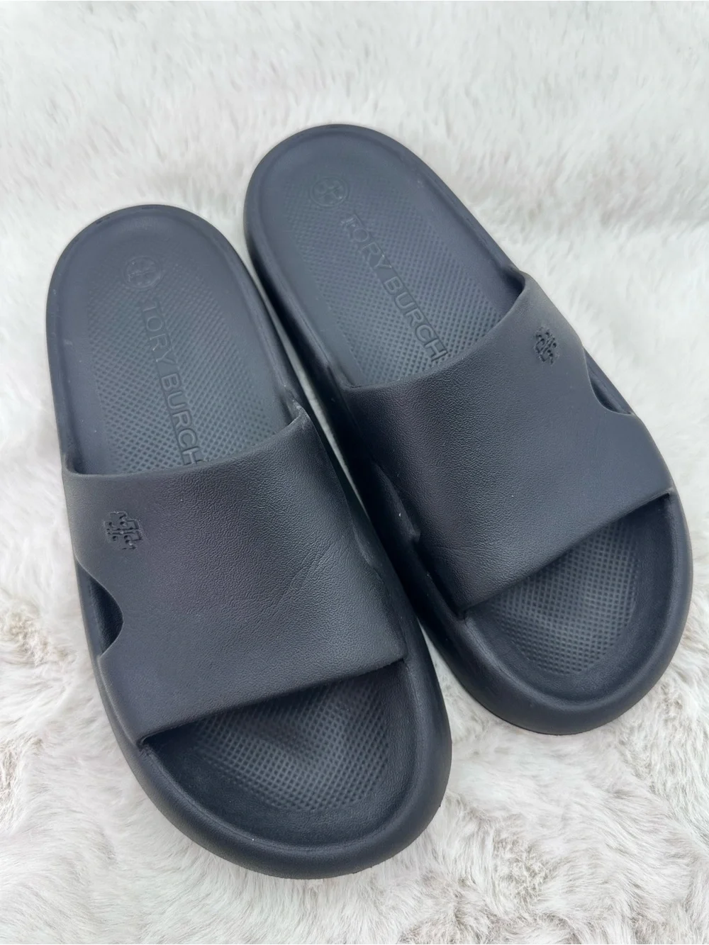 Tory Burch Shower Slides Eva Perfect Black size 8